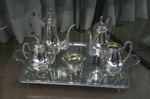 sterling silver serving tray